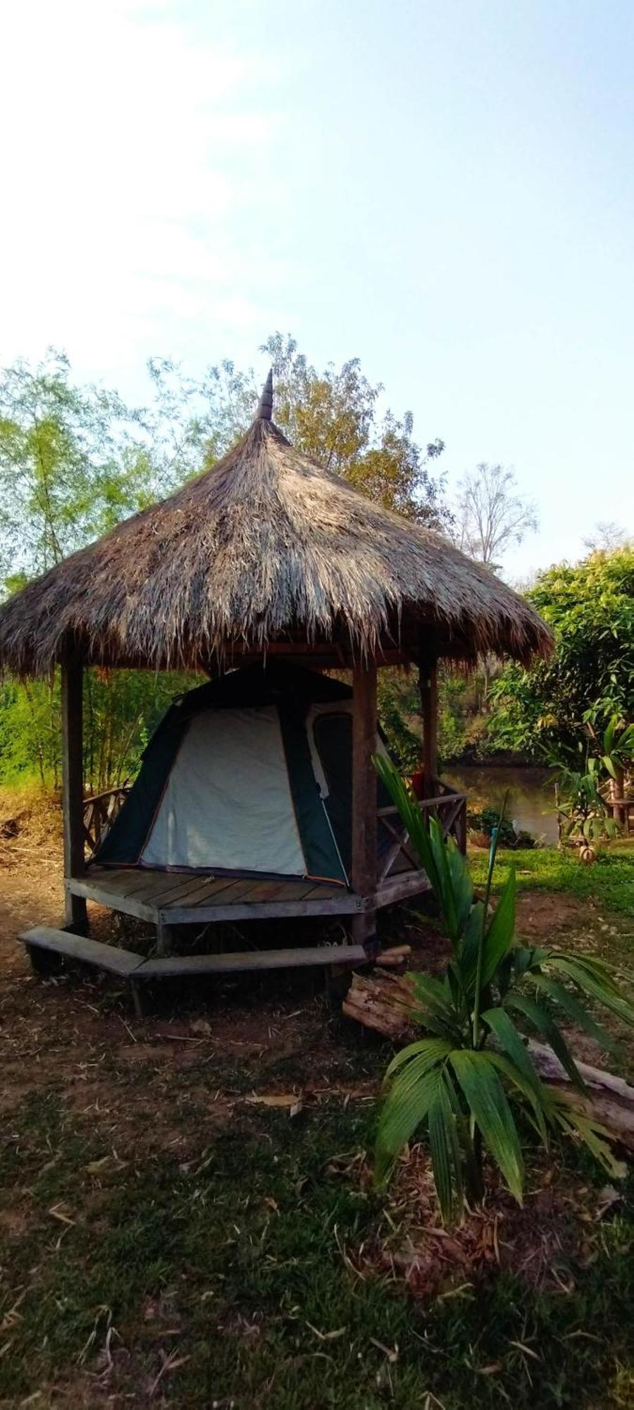 Bolaven Garden Bungalow And Tent - Tad Lo Ban Kiangtat Eksteriør bilde