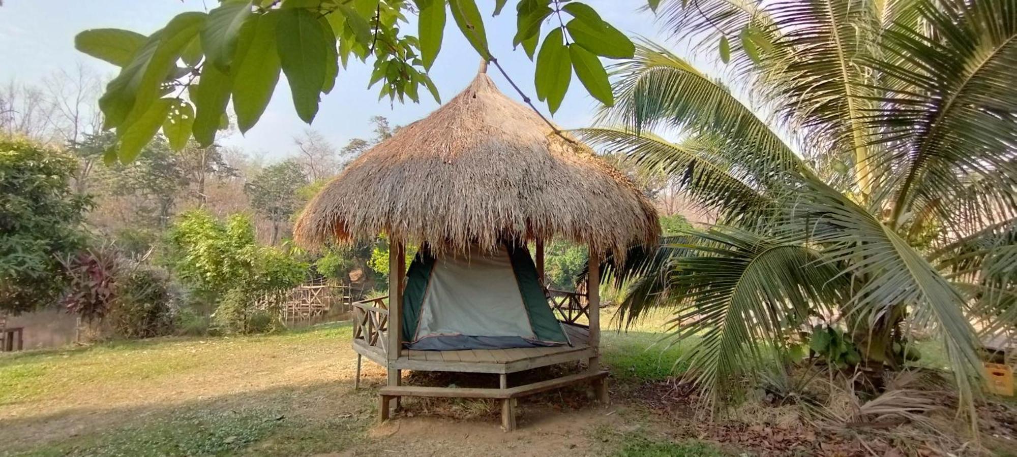 Bolaven Garden Bungalow And Tent - Tad Lo Ban Kiangtat Eksteriør bilde