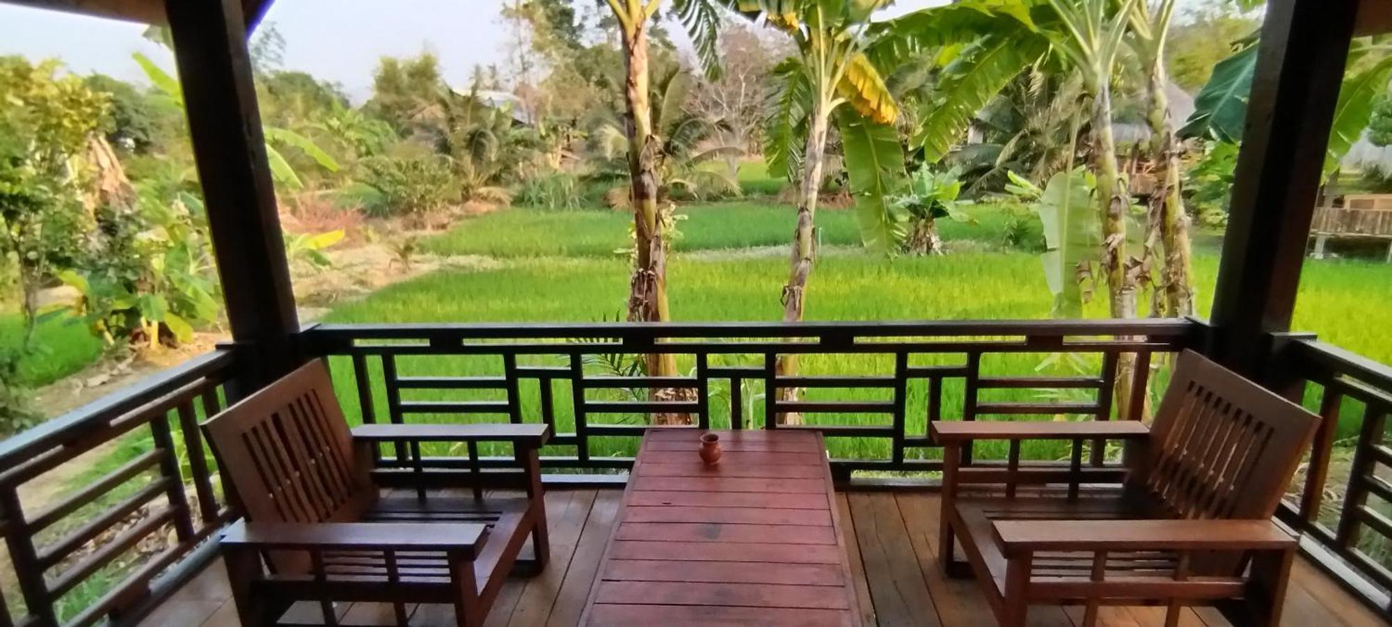 Bolaven Garden Bungalow And Tent - Tad Lo Ban Kiangtat Eksteriør bilde